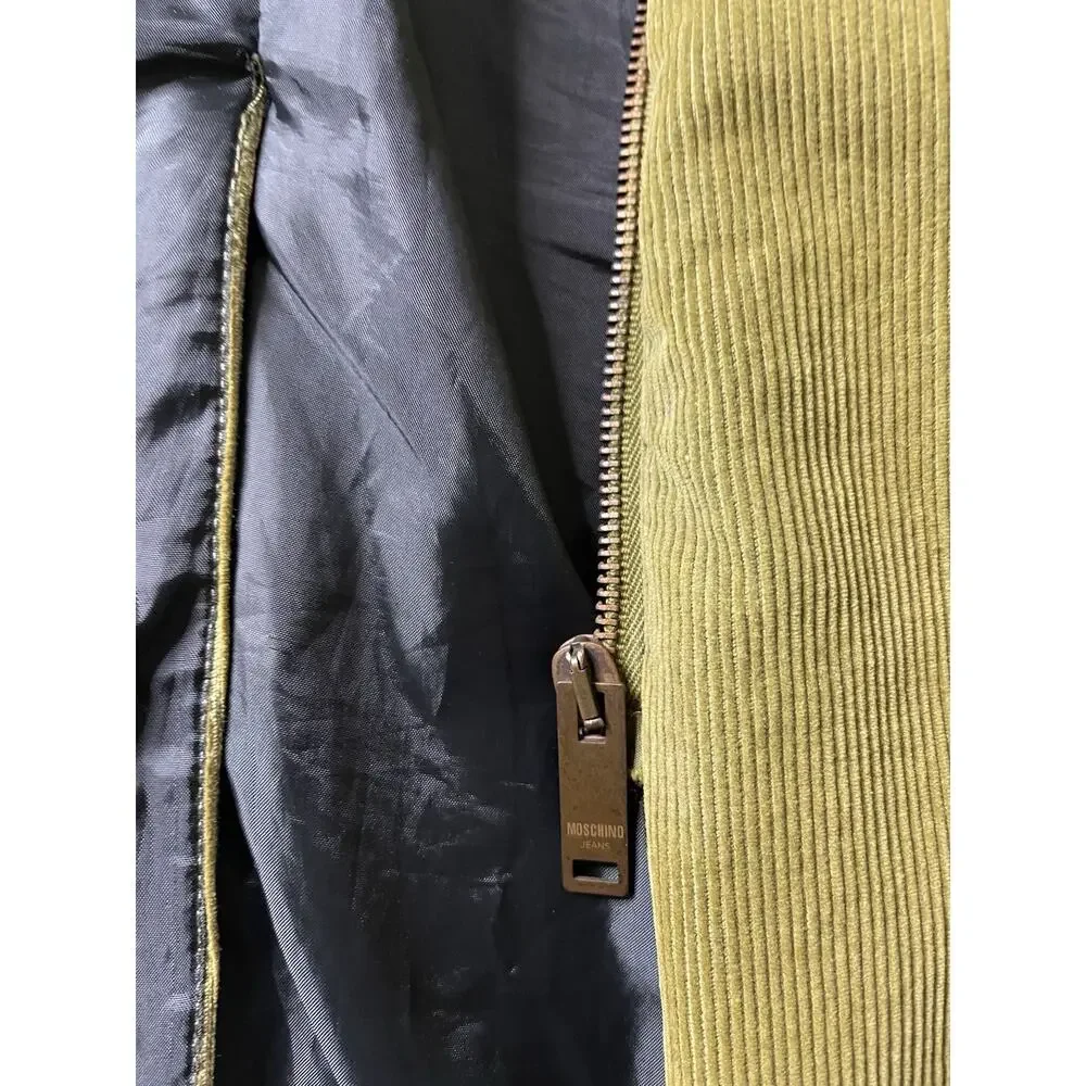 Vintage Moschino Jeans Uomo Corduroy Blazer Jacket Made in Italy IT 52 / US 42